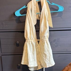 Yellow Halter Top